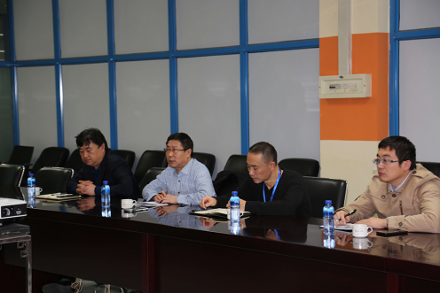 万名干手下基层烟台市国企一队到亚游集团ag8软件公司调研座谈